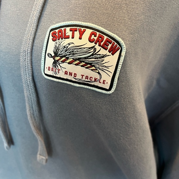 Salty Crew Blue Hoodie for Men - Picture 1 of 6